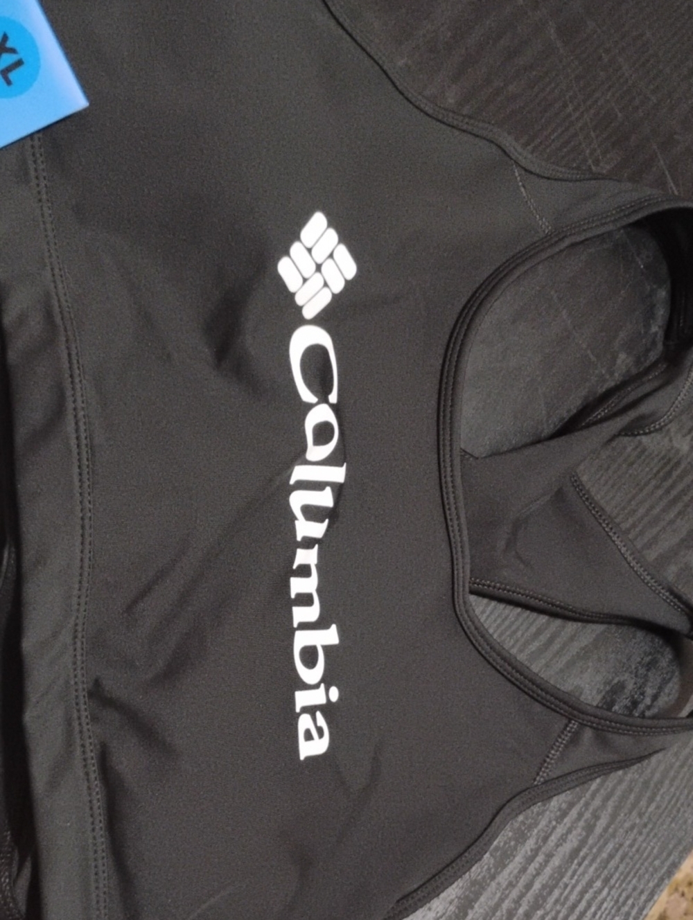 Columbia Women's Black Logo Sports Bra